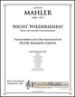 Nicht Wiedersehen! Vocal Solo & Collections sheet music cover